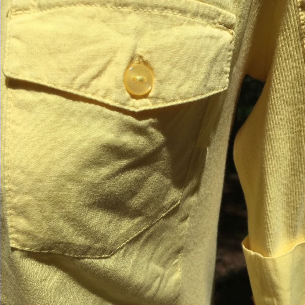 Style & Co. Classic button down shirt mellow yellow - Picture 9 of 9